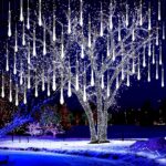Kwaiffeo Outdoor Christmas Lights Meteor Shower Lights for Xmas Decoration