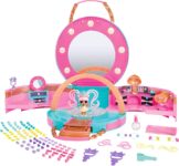 L.O.L. Surprise Hair Beads Salon Playset – Comes with 1 Doll and 100 Beads, Also Includes Hair Ties, Mirror, and More Surprises, Present for Kids Ages 4
