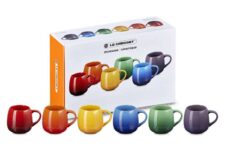 LE CREUSET Stoneware Rainbow Set of 6 Mugs With Voucher Selected Account Sold By Le Creuset Store