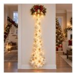 LED Christmas Magic Trail Wall Light Santa Sleigh Reindeer Xmas