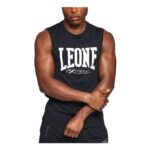 LEONE 1947 Sleeveless Logo Black Men L ABX103