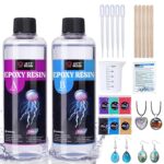 LETS RESIN 500ml Epoxy Resin Kit with Mica Powder, Resin Accessories