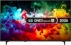 LG QNED MiniLED AI QNED70 55QNED70B6C 55 Inch Smart TV, α7 Processor Gen9, 60 Hz, HDR10, Filmmaker Mode, Google Cast, Apple AirPlay 2, 2026