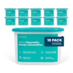 LIVIVO 500ml Disposable Dehumidifiers 10-Pack