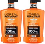 LOréal Men Expert Hydra Energetic Shower Gel Large XXXL 1L (Pack of 2)