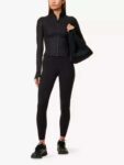 LULULEMON Glow Up High-Rise Stretch-Scuba Leggings, Black, Size 8