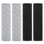 Lanjue Seat Belt Pads, Soft Harness Covers, BlackGrey, 4 Pack – Sold by ukzy / FBA
