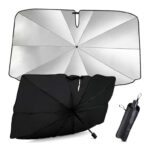 Large Car Windshield Sun Shade Umbrella, UV & Heat Protection for Cars Trucks SUVs Inside, 140 80CM – Sold by YueyuQ / FBA