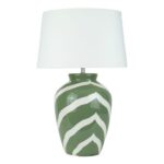 Laurel Table Lamp – Green – 57cm