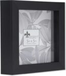 Lawrence Shadow Box Frame, Black, 5×5