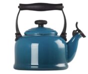Le Creuset Traditional Stove-Top Kettle with Whistle,Capacity 2.1 L,Deep Teal At Checkout With Voucher, Selected Accounts,Sold By Le Creuset