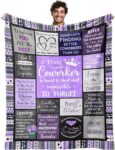 Leaving Gifts for Colleagues Women, Colleague Leaving Gifts 60X 50 Blanket, Leaving Gifts, Thank You Gift