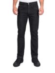 Lee Cooper Mens Classic Regular Fit Stretch Jeans (Black, 32W/33L)