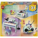 Lego Creator 3 in 1 Music Decor Piano With Cat Building Toy 31392