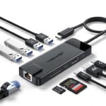 Lemorele Laptop Docking Station,10 in 1 USB C Hub with 1Gbps Ethernet – Sold by Lemorele-UK /FBA (Discount at Checkout)