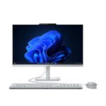 Lenovo A105, 24 AllinOne Desktop PC, AMD Ryzen 5, 8GB LPDDR5 RAM, 512GB SSD, 23.8 Full HD IPS Display, Wireless EOS Keyboard and Mouse