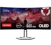 Lenovo Legion Pro 34WD-10 Gaming Monitor – 34 WQHD (2560×1440) OLED, 240Hz, USB-C (15W), HDMI 2.1, AMD FreeSync – Sold by Currys Clearance