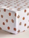 Leopard Print Pumpkins Fitted Single Sheet – Free C&C