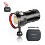 LetonPower Sealion Dive Video Light, 120 90 CRI, 8000lm, Waterproof