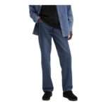 Levis Mens 505 Regular Fit Jeans – 32W / 34L