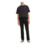 Levis Mens 513 Slim Straight Jeans Jet 3634