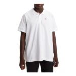 Levis Mens White Polo and Mineral Black Polo, XL UK