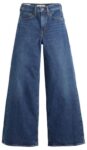 Levis Womens 728 High Rise Wide Leg Jeans