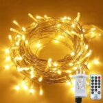 Lezonic Fairy Lights Plug in, 15M 120 LED String Lights Mains Powered
