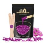 Lifestance Violet Hard Wax Beads 450g with 10 Wax Sticks