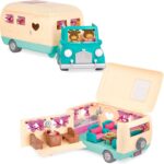 Lil Woodzeez Happy Camper Playset with Toy Car