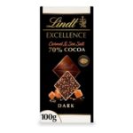 Lindt Excellence Caramel Sea Salt Dark Bar 100g – £3.32 S&S