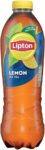 Lipton Lemon Bottled Ice Tea 1.25 L, low calorie soft drink, 100% black tea extract