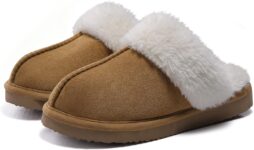 Litfun Womens Fluffy Memory Foam Slippers House Shoes Indoor