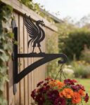 Liver Bird Iron Hanging Basket Bracket