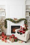 Living and Home 8.8ft Artificial Christmas Garland with LED Lights – With Code – Sold & Delivered by Living and Home