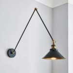Logan Grey Arm Ceiling and Wall Light (Free C&C)