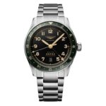 Longines Spirit Mens Green/Gold Bracelet Watch 42 mm