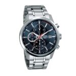 Lorus Mens Stainless Steel Blue Dial Bracelet Watch, Free C&C