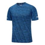 MAGCOMSEN Mens Running Top – Medium Blue, Large