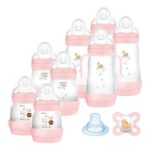MAM Easy Start Anti-Colic Bottle Set, 8 Bottles (130/160/260 Ml)