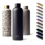 MAMEIDO Insulated Water Bottle 1 L Rich Black
