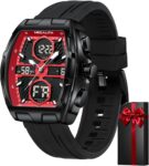 MEGALITH Wrist Watches for Men Military Stopwatch Digital Analogue SportLED Light Alarm Date Waterproof Watches Men