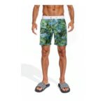 MODISHION Stylish Printing Beach Shorts – Green