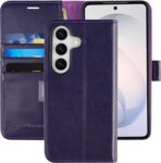 MONASAY Wallet Case for Samsung S26 Plus with 3 Card Holders – Purple