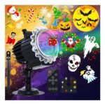 MOSSNDAR 96-Pattern Halloween Christmas Projector Indoor/Outdoor