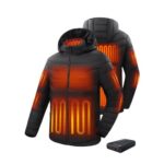 MOZZROZZ Heated Jacket, Unisex with Power Bank, 15 Heating Zones