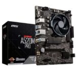 MSI A520M PRO AMD Ryzen 5 5500F Motherboard CPU Bundle