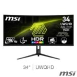 MSI MAG 342CQR E2 180Hz UWQHD Gaming Monitor