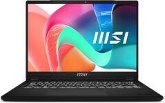 MSI Modern 14H Laptop Intel Core 5 210H Intel Graphics 14 Full HD Screen 16GB RAM 512GB SSD Windows 11 Home Plus Classic Black