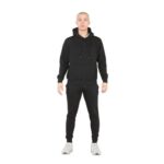 MYT Mens Pullover Hooded Tracksuit – Black